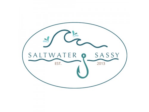 Design for Contest: SASSY BEACH WAVE & FISHING HOOK & TEE