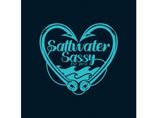 Design for Contest: SASSY BEACH WAVE & FISHING HOOK & TEE