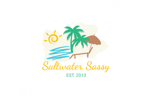 Design for Contest: SASSY BEACH WAVE & FISHING HOOK & TEE