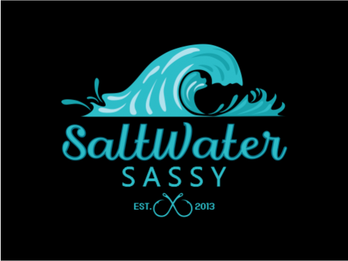 Design for Contest: SASSY BEACH WAVE & FISHING HOOK & TEE