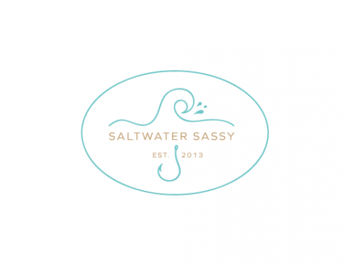 Design for Contest: SASSY BEACH WAVE & FISHING HOOK & TEE