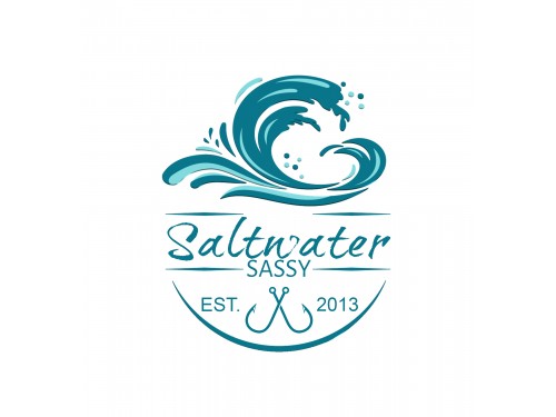 Design for Contest: SASSY BEACH WAVE & FISHING HOOK & TEE