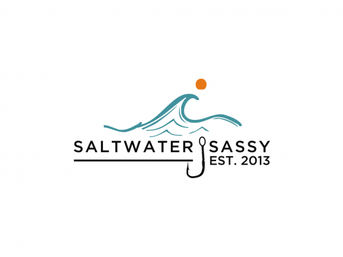 Design for Contest: SASSY BEACH WAVE & FISHING HOOK & TEE
