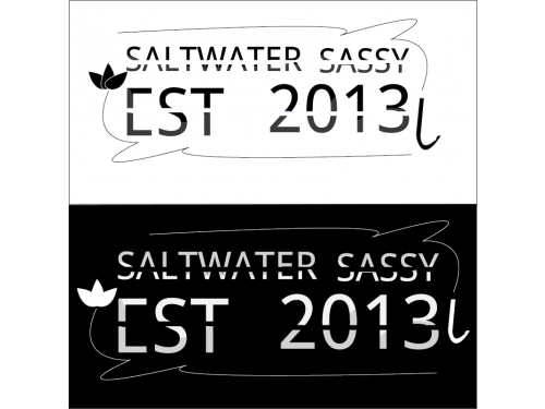 Design for Contest: SASSY BEACH WAVE & FISHING HOOK & TEE