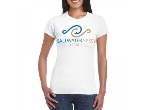 Design for Contest: SASSY BEACH WAVE & FISHING HOOK & TEE