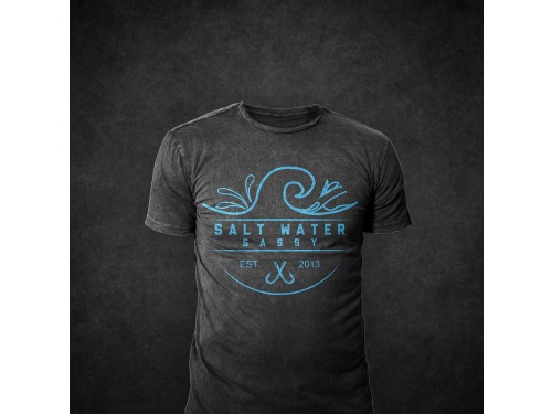 Design for Contest: SASSY BEACH WAVE & FISHING HOOK & TEE