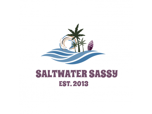 Design for Contest: SASSY BEACH WAVE & FISHING HOOK & TEE