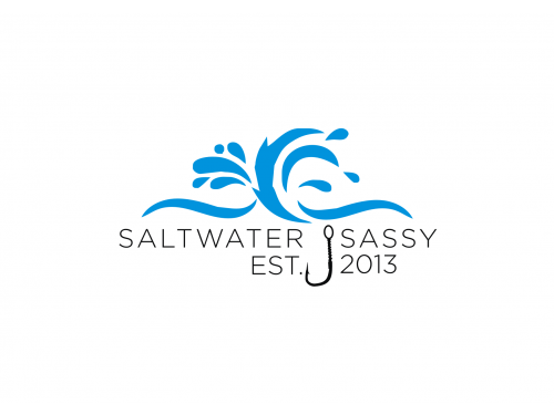 Design for Contest: SASSY BEACH WAVE & FISHING HOOK & TEE