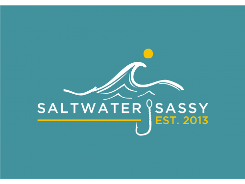 Design for Contest: SASSY BEACH WAVE & FISHING HOOK & TEE
