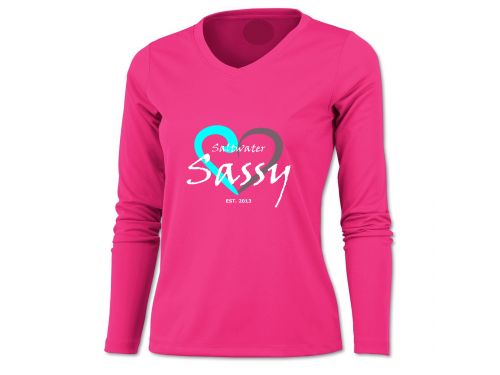 SASSY BEACH WAVE & FISHING HOOK & TEE