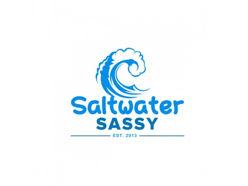 Design for Contest: SASSY BEACH WAVE & FISHING HOOK & TEE