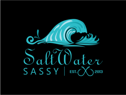 Design for Contest: SASSY BEACH WAVE & FISHING HOOK & TEE