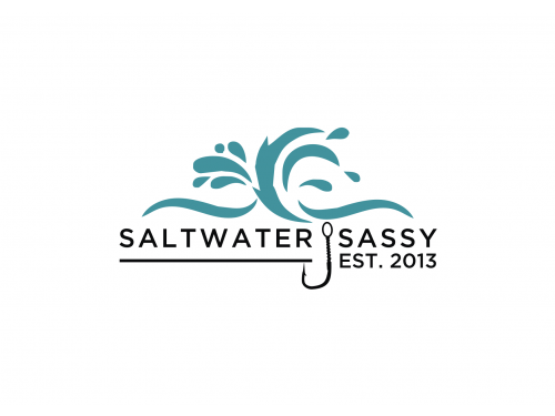Design for Contest: SASSY BEACH WAVE & FISHING HOOK & TEE