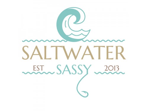 Design for Contest: SASSY BEACH WAVE & FISHING HOOK & TEE