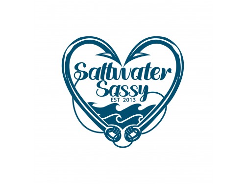 Design for Contest: SASSY BEACH WAVE & FISHING HOOK & TEE