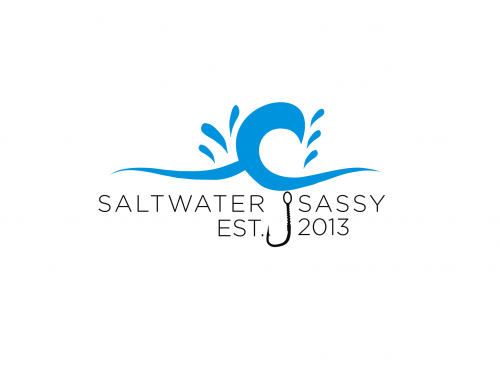 Design for Contest: SASSY BEACH WAVE & FISHING HOOK & TEE