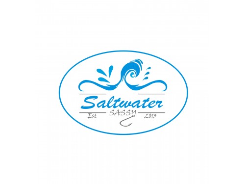 Design for Contest: SASSY BEACH WAVE & FISHING HOOK & TEE