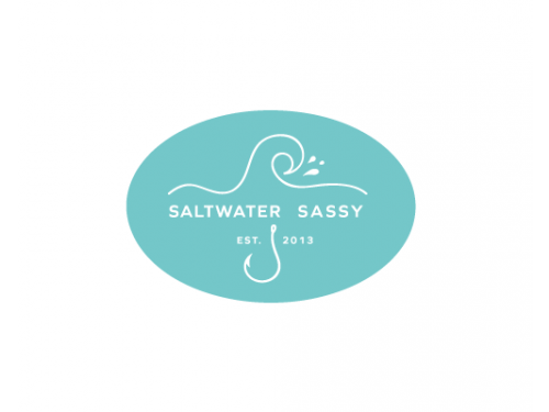 Design for Contest: SASSY BEACH WAVE & FISHING HOOK & TEE