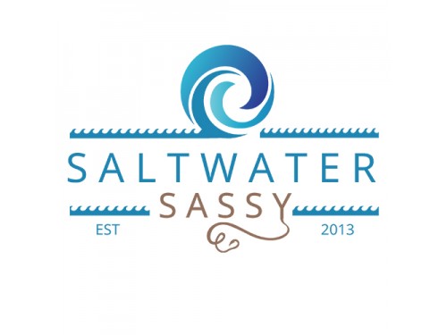 Design for Contest: SASSY BEACH WAVE & FISHING HOOK & TEE