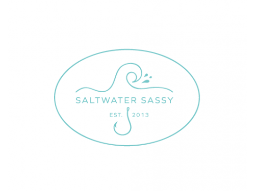 Design for Contest: SASSY BEACH WAVE & FISHING HOOK & TEE