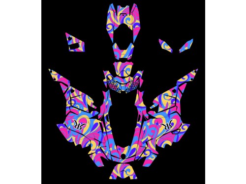 Design for Contest: Epic Girl Snowmobile Wrap