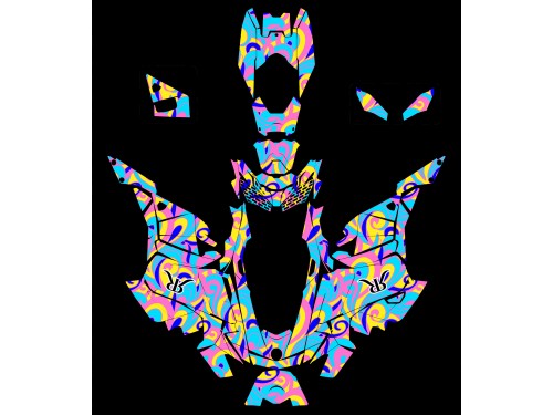 Design for Contest: Epic Girl Snowmobile Wrap