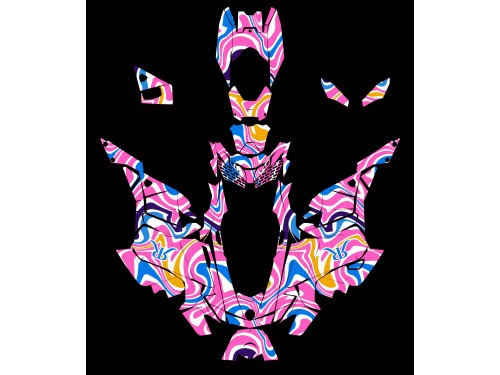 Design for Contest: Epic Girl Snowmobile Wrap