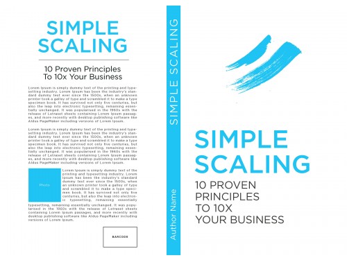 Design for Contest: Simple Scaling Book cover