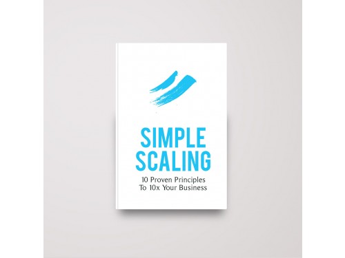 Design for Contest: Simple Scaling Book cover