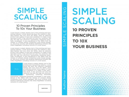 Design for Contest: Simple Scaling Book cover