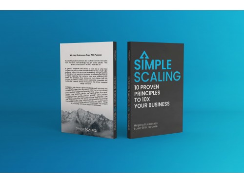 Design for Contest: Simple Scaling Book cover