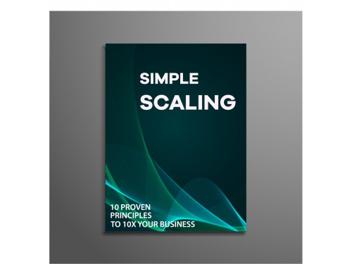 Design for Contest: Simple Scaling Book cover