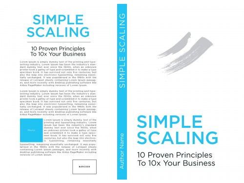 Design for Contest: Simple Scaling Book cover