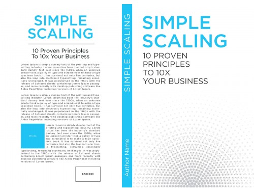 Design for Contest: Simple Scaling Book cover