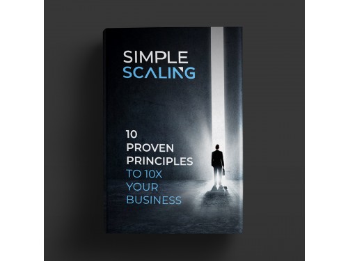 Design for Contest: Simple Scaling Book cover