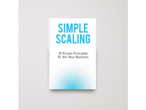 Design for Contest: Simple Scaling Book cover