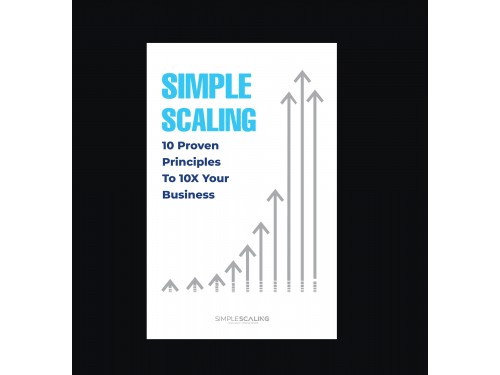 Design for Contest: Simple Scaling Book cover