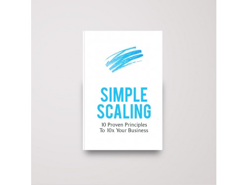 Design for Contest: Simple Scaling Book cover
