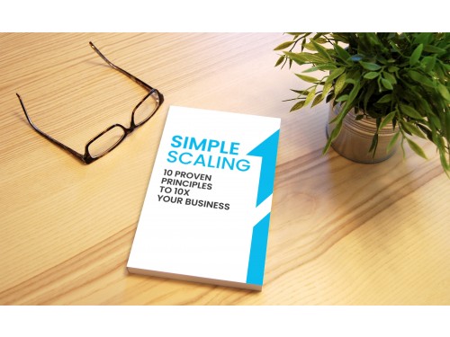 Design for Contest: Simple Scaling Book cover