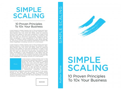 Design for Contest: Simple Scaling Book cover