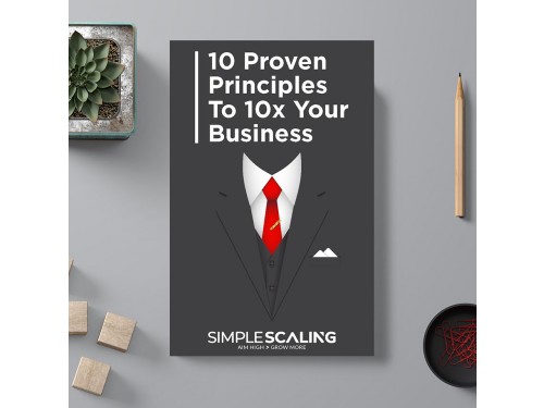 Design for Contest: Simple Scaling Book cover