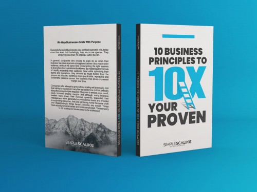 Design for Contest: Simple Scaling Book cover