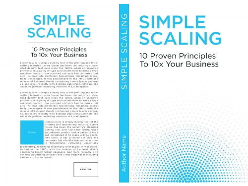Design for Contest: Simple Scaling Book cover