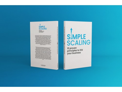Design for Contest: Simple Scaling Book cover