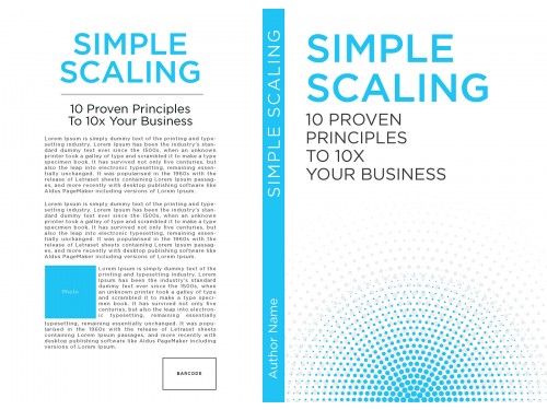 Design for Contest: Simple Scaling Book cover