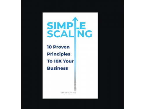 Design for Contest: Simple Scaling Book cover