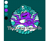Design by CCJ for Contest: Looking for a Cartoonish Kraken Design for a coffee shop! 