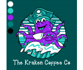 Design by CCJ for Contest: Looking for a Cartoonish Kraken Design for a coffee shop! 