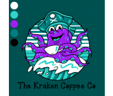 Design by CCJ for Contest: Looking for a Cartoonish Kraken Design for a coffee shop! 