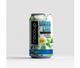Design by Surekhan for Contest: Front of pack design for line of sparkling organic health and hydration beverages. 3 flavors with fruit illustration, 12oz sleek can